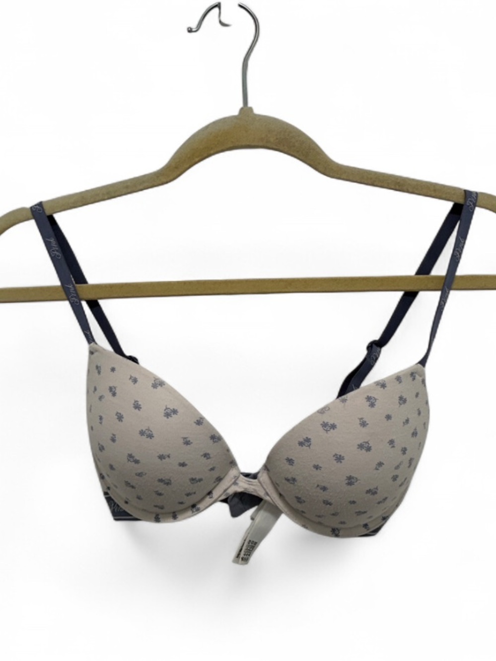 PINK Victoria's Secret Super Push Up Floral Bra